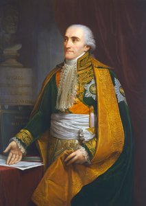 Portret van Luigi Giuseppe Arborio di Gattinara, Markies van Breme, Minister van Binnenlandse Zaken van het Koninkrijk Italië door Andrea the Elder Appiani