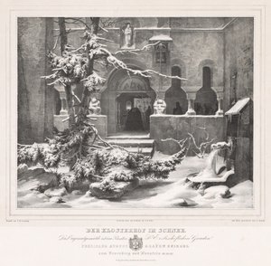 Kerkhof met Sneeuw