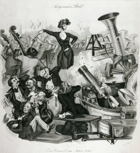 Een concert van Hector Berlioz (1803-69) in 1846 door Andreas Geiger