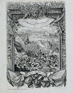 De Overwinning van Prins Eugenius van Savoye in Hongarije door Andreas Matthias Wolffgang