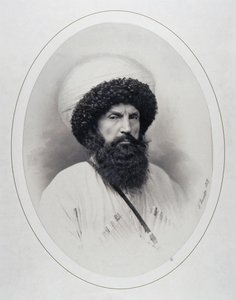 Portret van de Imam Shamil door Andrei Deniere