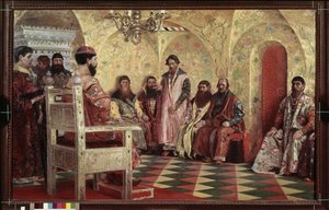 Tsaar Michail I Feodorovitsj van Rusland door Andrei Petrovich Ryabushkin
