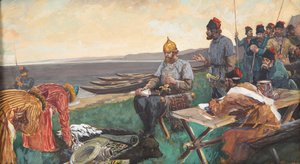 Het geschenk door Andrei Petrovich Ryabushkin