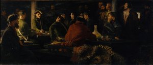 Het speelgoedleger van Peter I, 1892 door Andrei Petrovich Ryabushkin