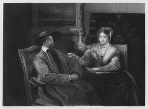 Droge lezing, uit het schilderij in de Vernon Gallery door Andrew (after) Geddes
