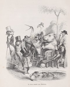 De mooie wereld van de Tuilerieën uit Scènes uit het privé- en openbare leven, ca. 1837-47