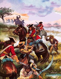 Slag bij Sedgemoor 1685 door Andrew Howat