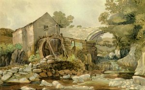 Mill Bridge en waterval, begin-midden 19e eeuw, 1947