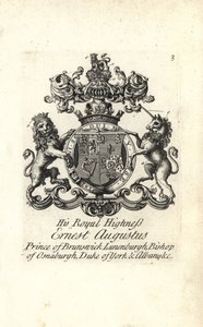 Wapen en wapenrusting van ZKH Ernst Augustus, Prins van Brunswijk Lüneburg, Bisschop van Osnabrück, Hertog van York en Albany door Andrew Johnston
