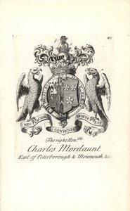 Wapen en wapenrusting van de zeer eerbiedwaardige Charles Mordaunt, 3e graaf van Peterborough en 1e graaf van Monmouth door Andrew Johnston