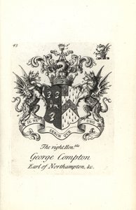 Wapen en wapenrusting van de zeer eerbiedwaardige George Compton, 6e Graaf van Northampton