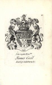 Wapen en wapenrusting van de eerbiedwaardige James Cecil, 5e graaf van Salisbury
