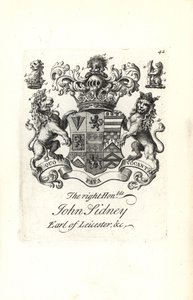 Wapen en wapenrusting van de zeer eerbiedwaardige Jocelyn Sidney, 7e Graaf van Leicester door Andrew Johnston