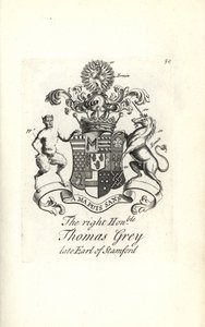 Wapen en wapenrusting van de zeer eerbiedwaardige Thomas Grey, 2e Graaf van Stamford