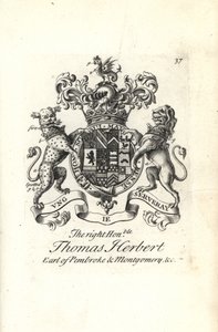 Wapen en wapenrusting van de zeer eerbiedwaardige Thomas Herbert, 8e Graaf van Pembroke en Montgomery
