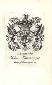 Wapen en wapenrusting van de edele John Montagu, 2e hertog van Montagu 1690-1749