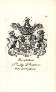 Wapen en wapenrusting van de zeer nobele Philip Wharton
