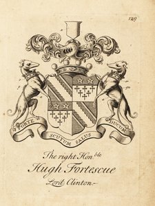 Wapen van de Hooggeachte Hugh Fortescue