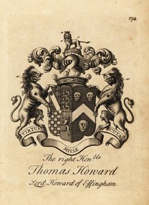 Wapen van de Hooggeachte Thomas Howard, 2e Graaf van Effingham, Lord Howard van Effingham
