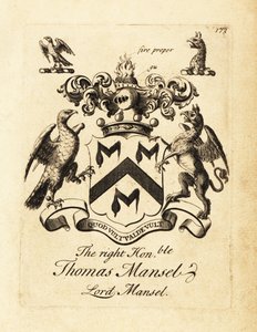 Wapen van de Hooggeachte Thomas Mansel, Lord Mansel door Andrew Johnston