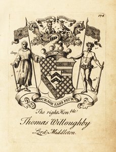Wapen van de Hooggeachte Thomas Willoughby, Lord Middleton