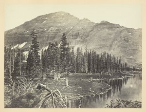 Meer bij de kop van Bear River, Uintah Mountain