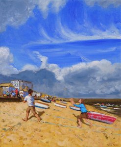 De bal vangen, St Ives, 2016