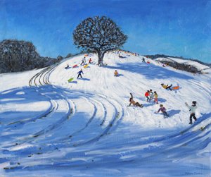 Kerstmis, Burley Lane, Derby door Andrew Macara