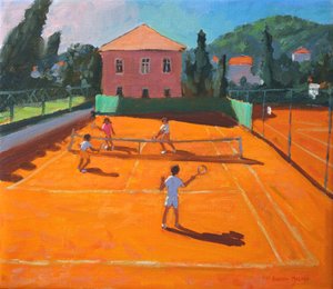 Kleibaan Tennis, Lapad, Kroatië, 2012 door Andrew Macara