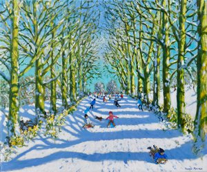 Plezier in de zon en sneeuw, Derby door Andrew Macara