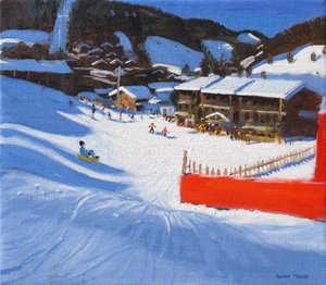 Skiën; La Clusaz, Frankrijk