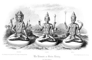 De Trimurti of Hindoeïstische Drie-eenheid