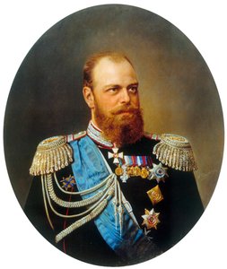Portret van keizer Alexander III, 19e eeuw