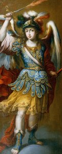 Sint Michael door Andrés Pérez de Murillo