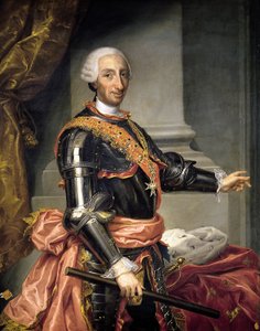 Portret van Carlos III door Andrés de la Calleja