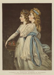 Elizabeth en Georgiana, hertoginnen van Devonshire door Angelica Kauffmann