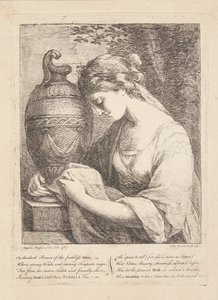 De Vrouw bij de Urn door Angelica Kauffmann