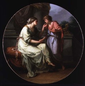 Papirius Pratextatus Gesmeekt door zijn Moeder om de Geheimen van de Besprekingen van de Romeinse Senaat te Onthullen