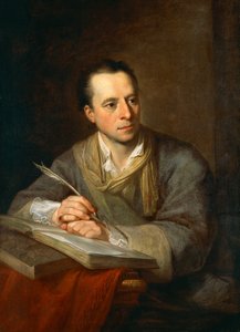 Portret van Johann Joachim Winckelmann, Duitse archeoloog en kunsthistoricus