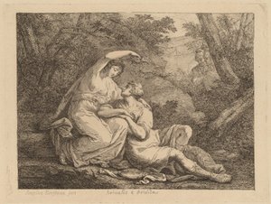 Rinaldo en Armida door Angelica Kauffmann