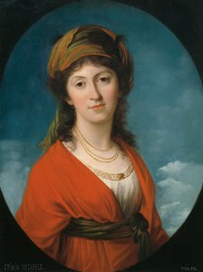 Portret van Gravin Marie Therese Meerfeld, née Dietrichstein, ca. 1790