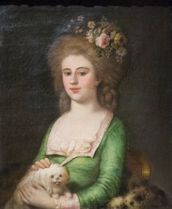 Portret van Teresa Campori door Angelo Crescimbeni