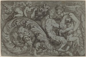 Decoratief Paneel met Mythologische Figuren