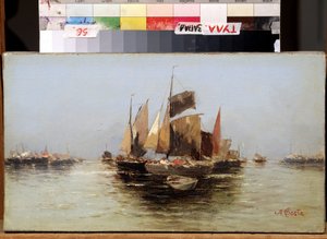 Zeilboten door Angelo Maria Costa