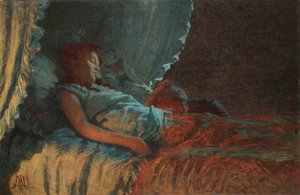 Alba Serena Moederschap, 1889-1890 door Angelo Morbelli