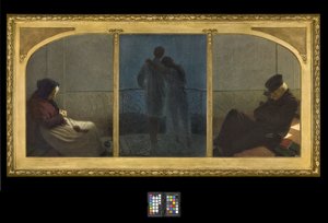 Tussen droom en werkelijkheid? door Angelo Morbelli
