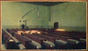 Kerstmis in Pio Albergo Trivulzio door Angelo Morbelli (1854-1919)