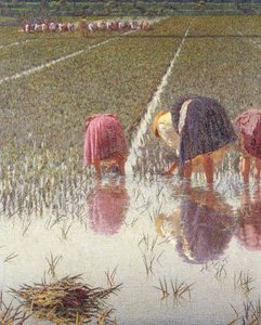 Voor tachtig centen, door Angelo Morbelli, detail door Angelo Morbelli