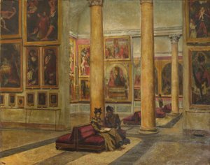 Interieur van Pinacoteca di Brera