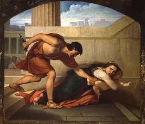 De slachting der onschuldigen, 1860-1861 door Angelo Visconti